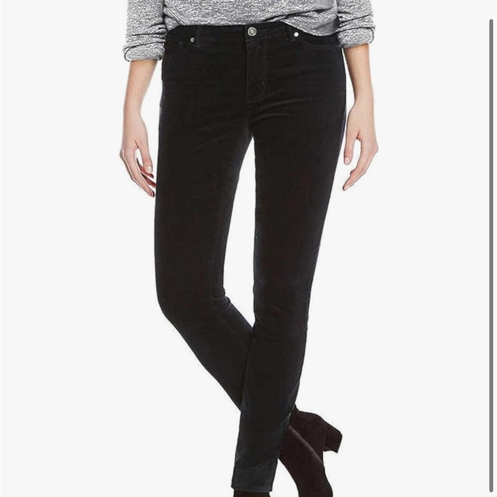 Buffalo by David Bitton Size 30 Black Corduroy Gibson Skinny Pants with Stretch